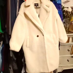 Quiz furry teddy bear long coat